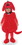 Underwraps UDW-27674M-C Clifford The Big Red Dog Plush Belly Babies Toddler Costume | Medium (18-24 Months)