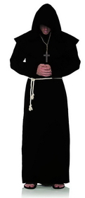 Underwraps Monk Adult Costume Robe - Black