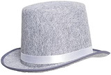 Underwraps UDW-28735-C Grey Top Hat Adult Costume Accessory