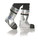 Underwraps NASA Astronaut Adult Costume Boot Tops - One Size- Silver