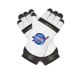 Underwraps NASA Astronaut Adult Costume Gloves - One Size - White