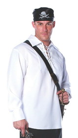 Underwraps White Pirate Men's Costume Shirt: XL
