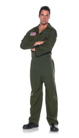 Underwraps Air Force Jumpsuit Costume Adult One Size Fits Most