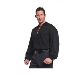 Underwraps Pirate Adult Costume Black Shirt
