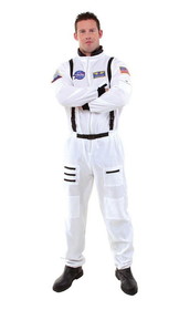 Underwraps White Astronaut Uniform Jumpsuit Costume Teen 14-16