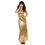 Underwraps Gold Shimmer Long Sequin Dress Adult Costume