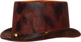 Underwraps UDW-30044-C Brown Steampunk Top Hat Adult Costume Accessory