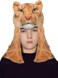 Underwraps Lioness Adult Costume Animal Headpiece One Size