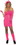Underwraps UDW-30138XS-C Totally 80s Woman's Neon Pink Costume Dress | X-Small