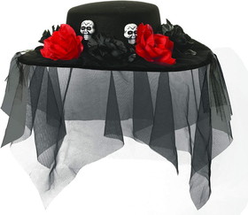 Underwraps UDW-30211-C Day Of The Dead Adult Costume Hat