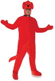 Underwraps UDW-30216-C Clifford The Big Red Dog Adult Costume Jumpsuit | One Size