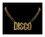 Underwraps UDW-30288-C Gold Disco Chain Necklace Costume Jewelry