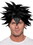 Underwraps UDW-30421OS-C Black Spiky Crunchyroll Anime Adult Costume Wig | One Size
