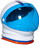 Underwraps UDW-30479OS-C White Space Helmet Adult Costume Accessory | One Size