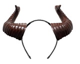 Underwraps UDW-30494OS-C Burgundy Large Devil Horns Adult Costume Headband