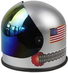 Underwraps UDW-30504OS-C Silver Space Helmet Adult Costume Accessory | One Size
