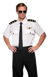 Underwraps Pan Am Pilot Shirt Adult Costume