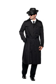 Underwraps Spy Trench Coat Adult Costume