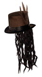 Underwraps UDW-30580OS-C Voodoo Dreads Hat Adult Costume Accessory