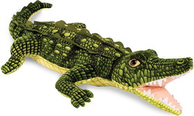 Underwraps UDW-CE130MG-C Real Planet Open Mouth Crocodile Green 51.25 Inch Realistic Soft Plush