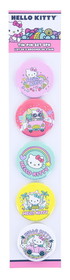 Seven20 UGT-56937-C Hello Kitty Fruit 5 Piece Tin Pin Set