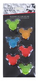 Seven20 UGT-57040-C Disney Mickey Mouse 6 Piece Reuseable Ice Cube Set