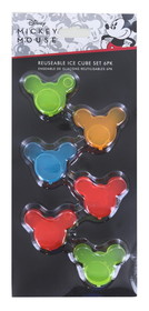 Seven20 UGT-57040-C Disney Mickey Mouse 6 Piece Reuseable Ice Cube Set