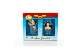 Se7en20 DC Wonder Woman 16oz Pint Glass Set of 2