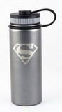 Se7en20 DC Superman Logo 18oz Stainless Steel Water Bottle