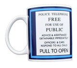 Se7en20 Doctor Who Tardis Police Telephone Ceramic Coffee Mug