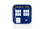Se7en20 Doctor Who 9" TARDIS Square Paper Plates, Set of 8