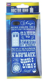 Se7en20 Doctor Who iPhone 5 Hard Snap Case Wibbly Wobbly Timey Wimey