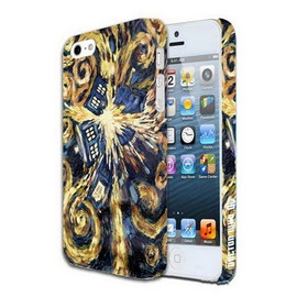 Se7en20 Doctor Who iPhone 5 Hard Snap Case: Van Gogh Exploding TARDIS