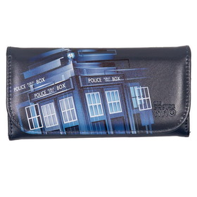 Se7en20 Doctor Who Embossed Women's Wallet: Retro TARDIS