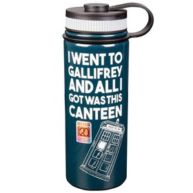 Se7en20 Doctor Who TARDIS "I Went To Gallifrey..." 18oz Stainless Steel Water Bottle