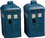 Seven20 UGT-DW12369-C Doctor Who TARDIS Ceramic Salt & Pepper Shakers Set of 2