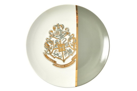 Seven20 Harry Potter Hogwarts Gold Crest 4-Piece Ceramic Dinner Plate Set