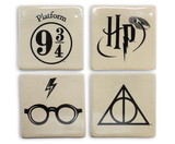 Seven20 UGT-HP11995-C Harry Potter Icons Ceramic Square Drink Coasters | Set of 4