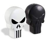 Se7en20 Marvel The Punisher Black & White Skull Logo Ceramic Salt & Pepper Shaker Set
