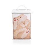 Se7en20 Cat In A Box Storage Tin - Metal Food Storage Container - Perfect For Cat Treats
