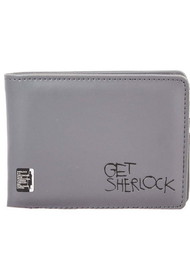 Se7en20 Sherlock Holmes Men's Bi-Fold Wallet: Get Sherlock (Grey)