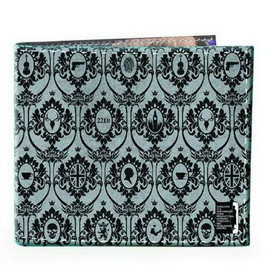 Se7en20 Sherlock Holmes Men's Bi-Fold Wallet: 221B Wallpaper (Grey)
