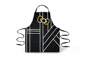 Seven20 Hello Kitty Pinache Black and Gold Adult Kitchen Apron