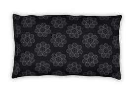 Se7en20 Star Wars White Imperial Symbol 15 x 24 Inch Black Lumbar Outdoor Pillow