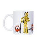 Seven20 UGT-SW14019-C Star Wars C-3PO & Ewoks Comic Kanji 20oz Ceramic Coffee Mug