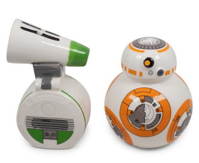 Seven20 UGT-SW14316-C Star Wars BB-8 and D-O Ceramic Salt and Pepper Shakers | Set of 2