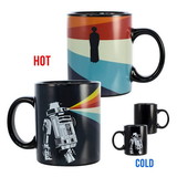 Seven20 UGT-SW14377-C Star Wars R2-D2 Heat Reveal Leia 11oz Ceramic Coffee Mug