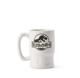 Seven20 UGT-UL14128-C Jurassic Park Japanese Logo 3.5" x 3.3" Ceramic Mini Mug