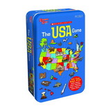 University Games UNG-00704-C Scholastic The USA Game Tin | 2-4 Players