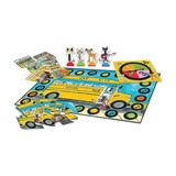 University Games UNG-01258-C Pete The Cat Wheels on the Bus Game | 3+ Players